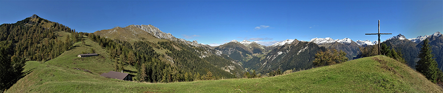 Panorama al Monte Colle (1750 m) 